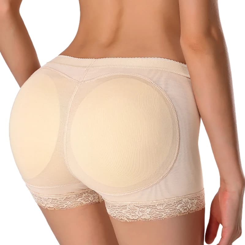 Femmes bout à bout culotte faux fesse corps Shaper sous-vêtements rembourrés dame sexy ascenseur fes