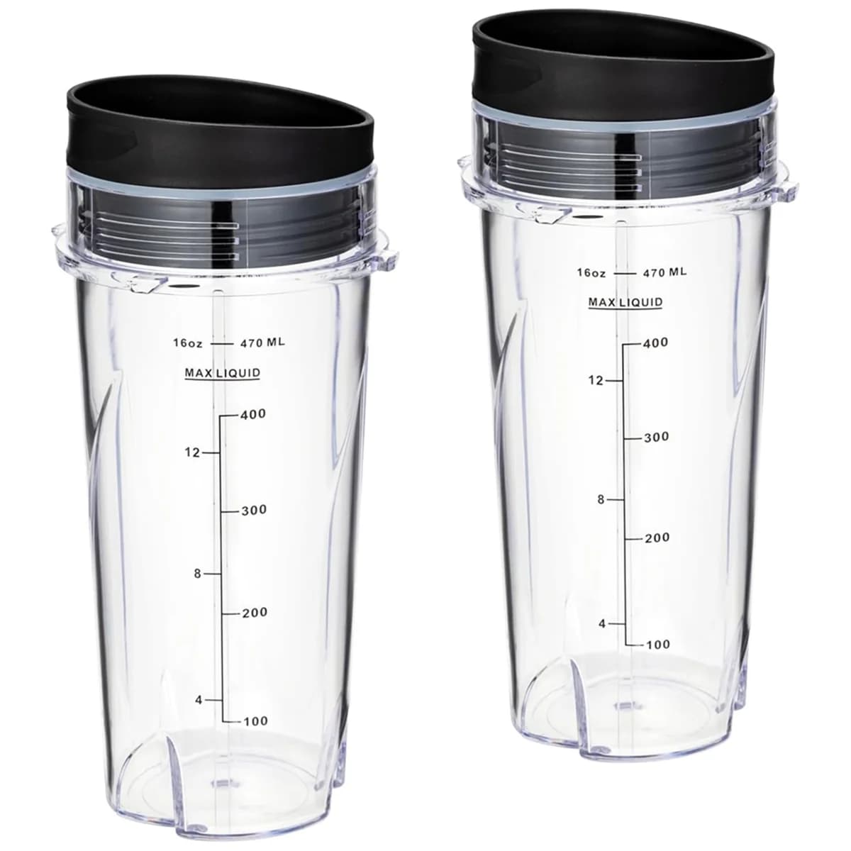 Mixeur Personnel Compact de 16Oz, Accessoire de Remplacement Standard pour Ninja QB3001SS, avec Vide