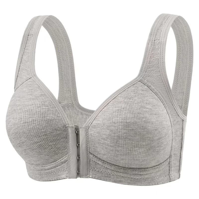 FallSweet – soutien-gorge à fermeture frontale sans fil pour femmes, sans couture, couverture complè