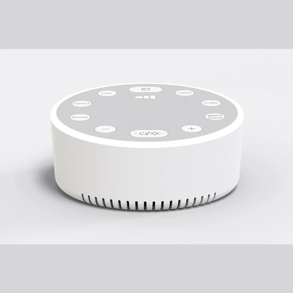 Machine à bruit blanc avec lampe respiratoire, arrêt chronométré, sommeil, son, relaxation, bébé, ad