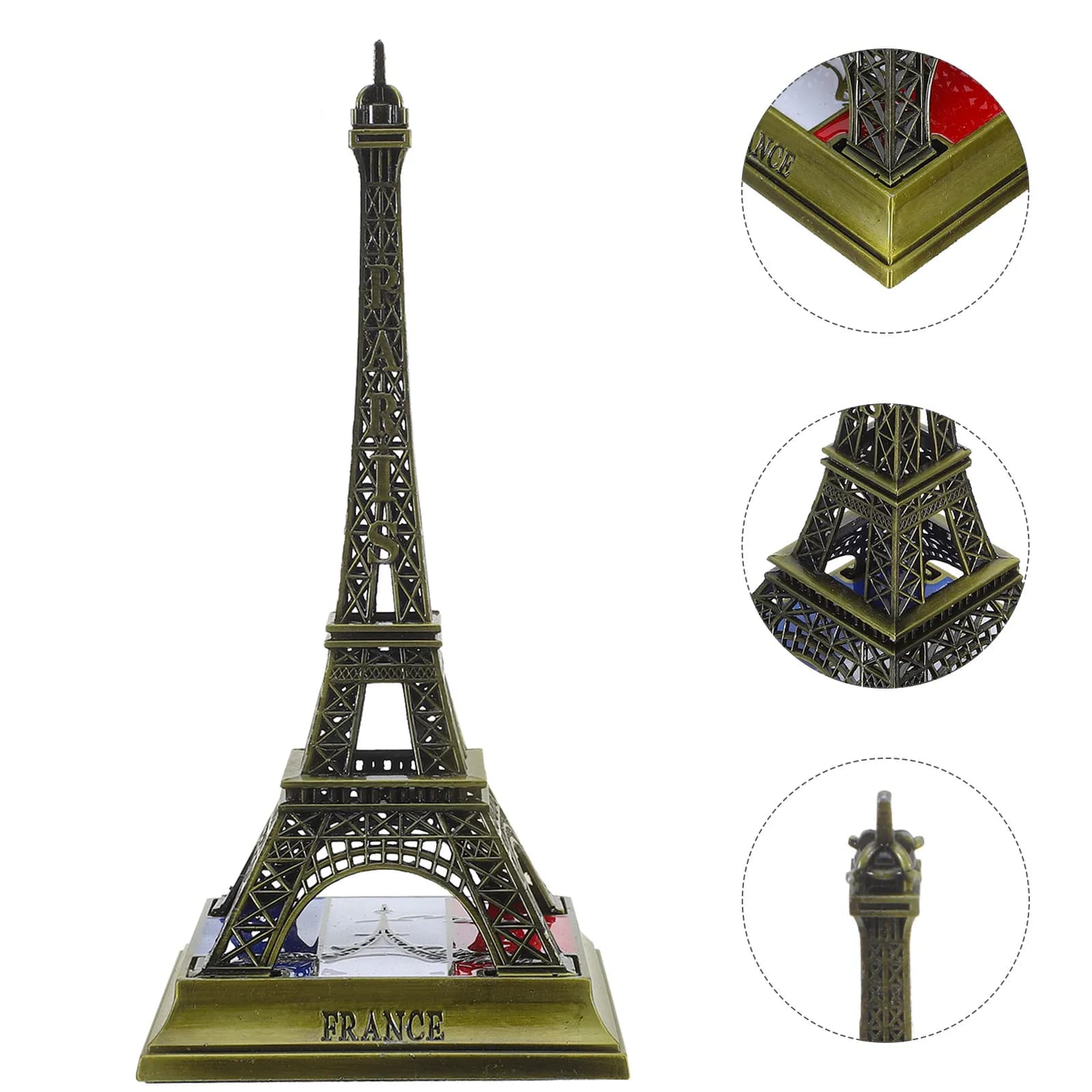 Décoration de gâteau Tour Eiffel, figurine de présentation d'architecture, accessoires de décoration