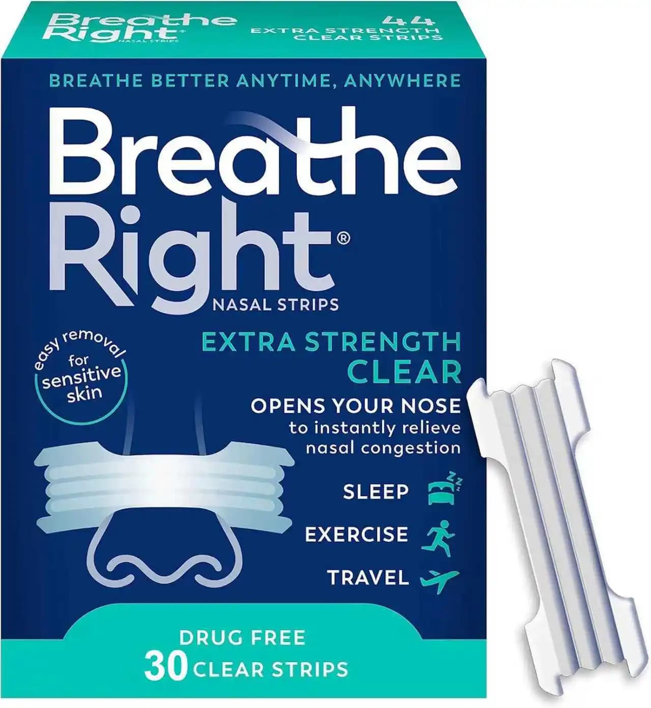 30/60/90 Bandes nasales anti-ronflement pour une meilleure inhalation d'air et une meilleure qualité