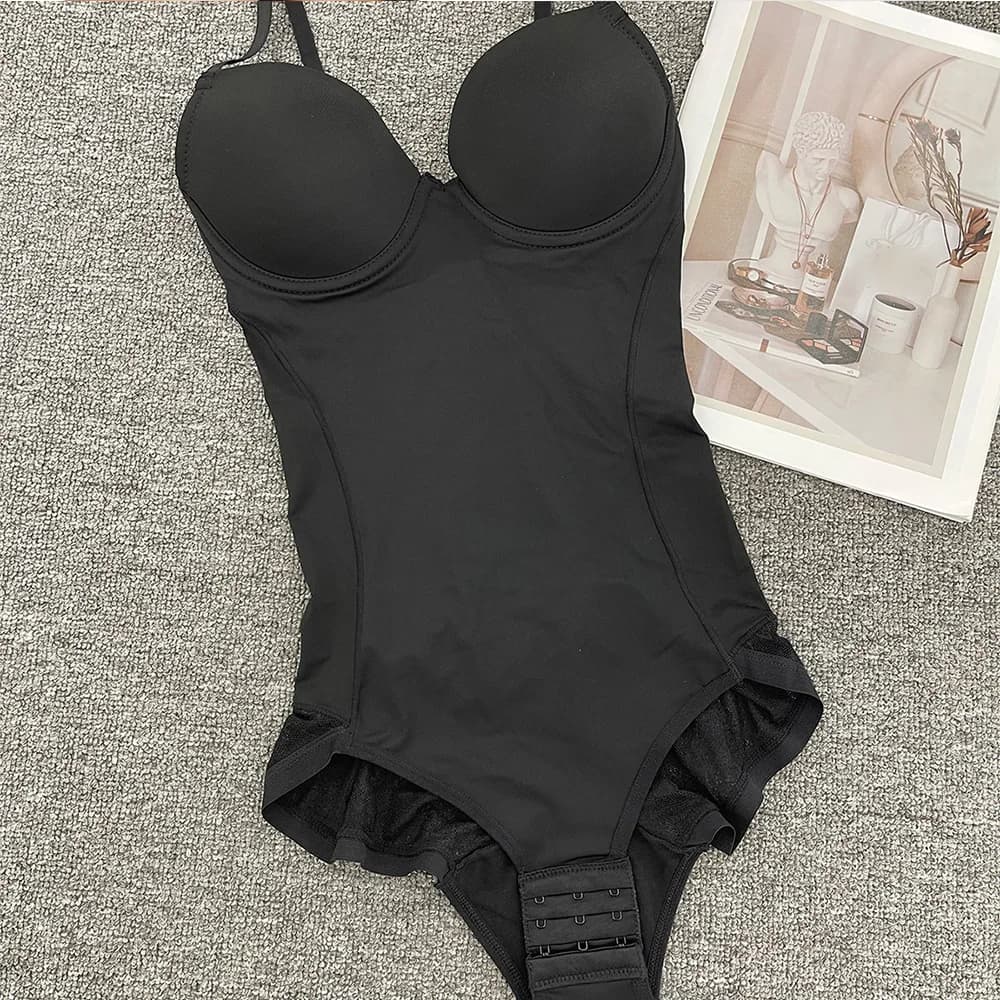 Body sculptant pour femme avec soutien-gorge intégré, amincissant et gainant pour le contrôle du ven
