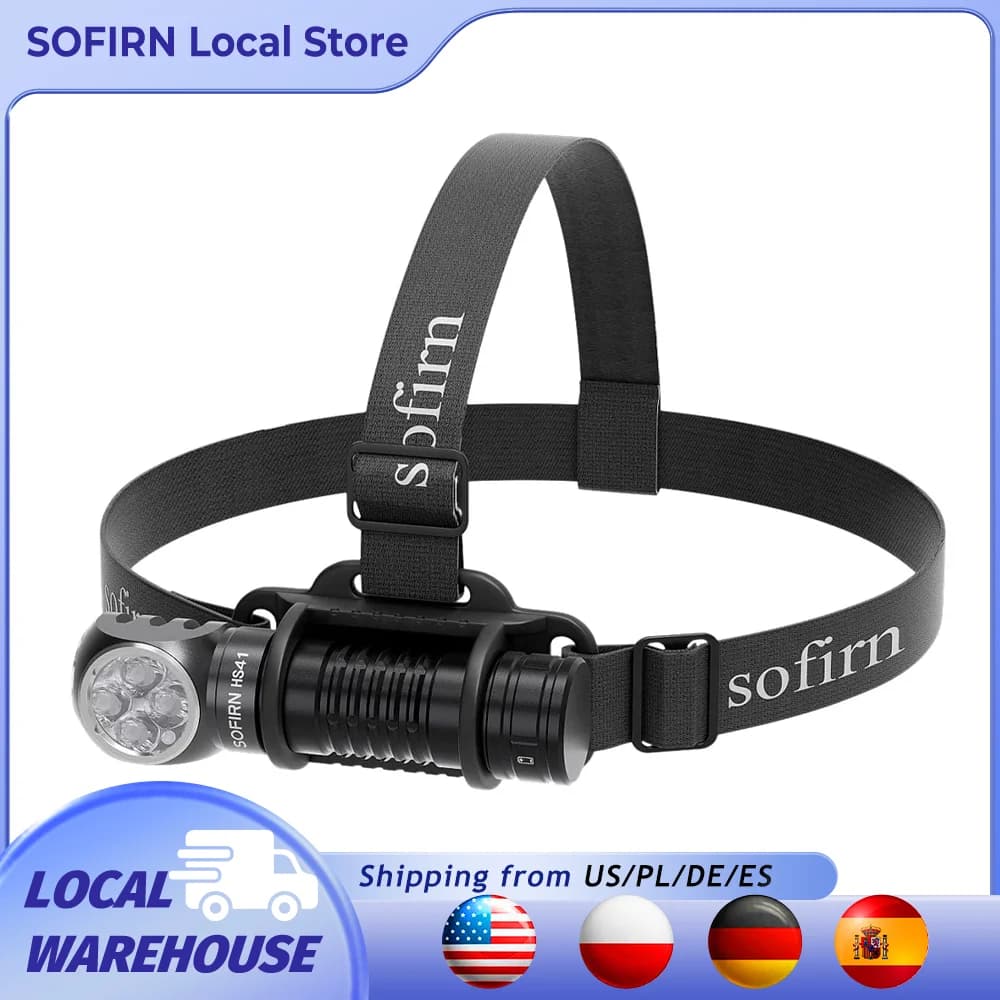 SOFIRN-Lampe de Sauna HS41, 4000strada 21700, USB C, Rechargeable avec SST20, Indicateur de Torche L