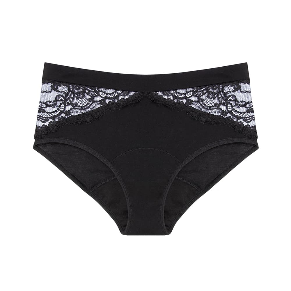 Culotte menstruelle en bambou pour femmes, taille haute, Lingerie respirante, étanche, absorbante, s