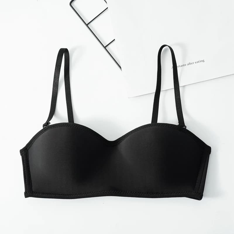 Soutien-gorge sans bretelles amovible, sans armatures, sexy, antidérapant, confortable, ajusté, sans