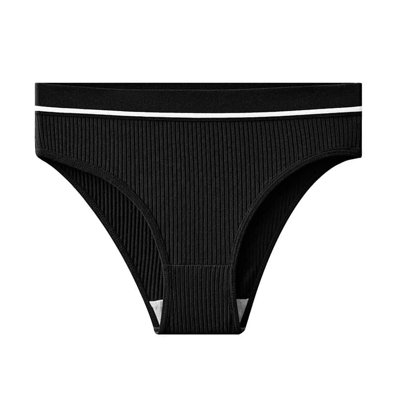 1PC Culotte en coton pour femme, culotte taille basse, respirante, douce, lingerie sexy