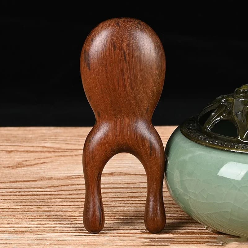Ohio eur pour la tête et le cou, outil de massage, soins de santé, cuir chevelu méridien, bois de sa