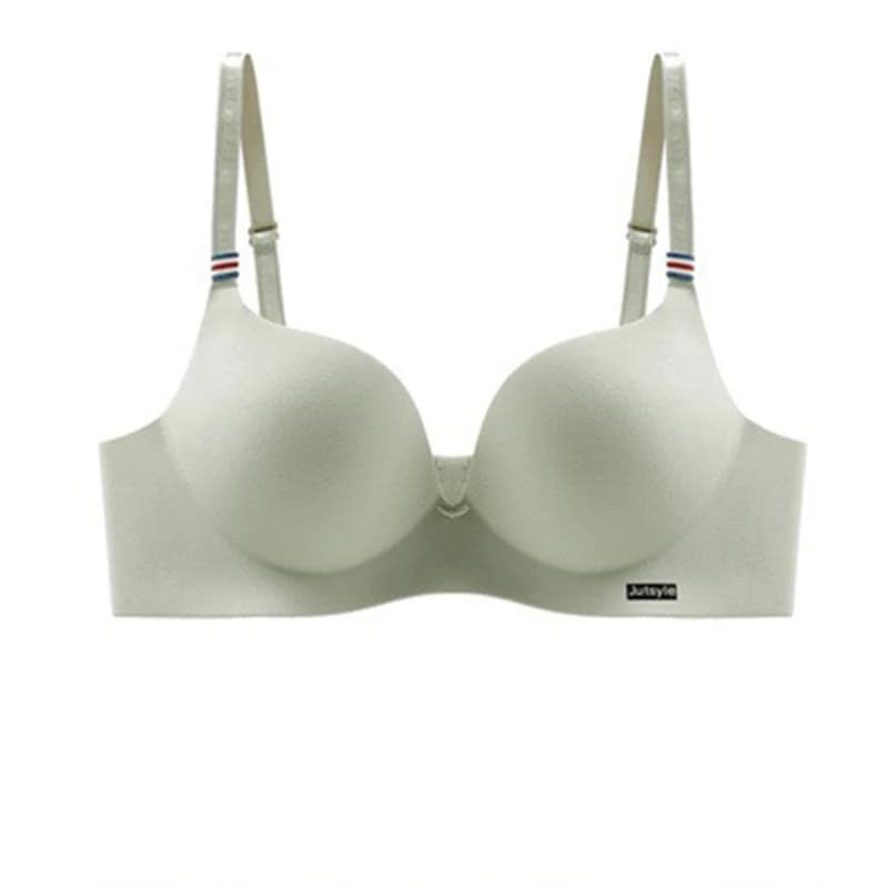 Soutien-gorge en soie glacée pour femmes, Bralettle Sexy sans couture, Push Up, Lingerie sans fil, u