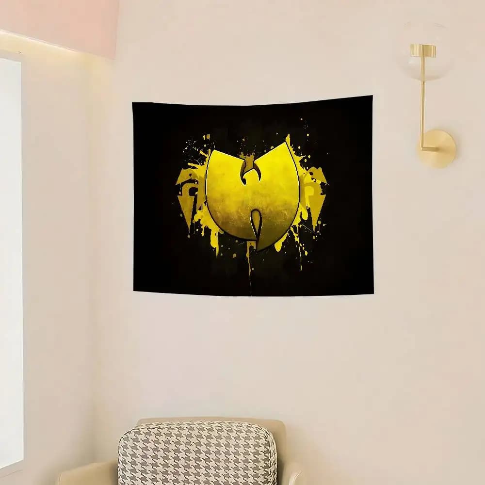 Wu-TangS c-clou Cool drapeaux décor de chambre décors extérieurs articles personnalisés drapeaux pou