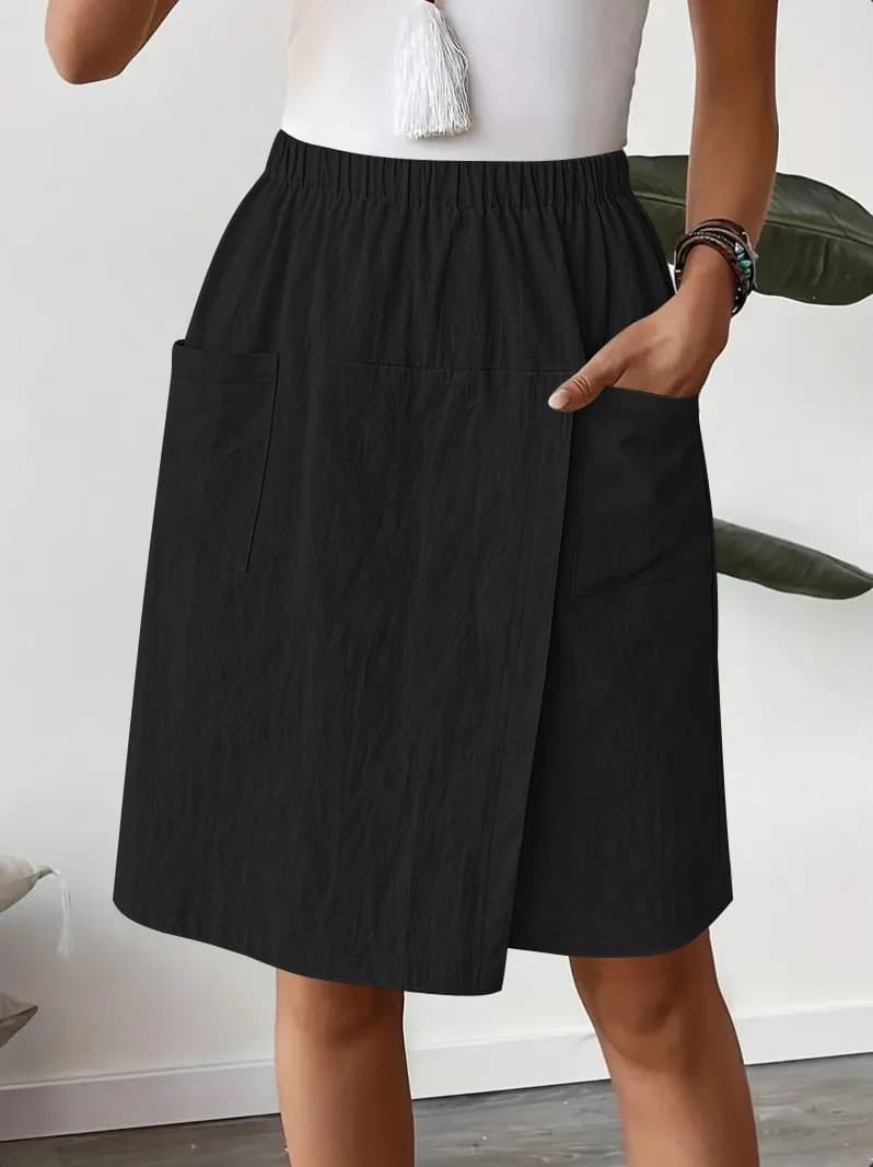 Nouveau pantalon jupe fendue européenne et américaine pantalons décontractés pour femmes en été déco