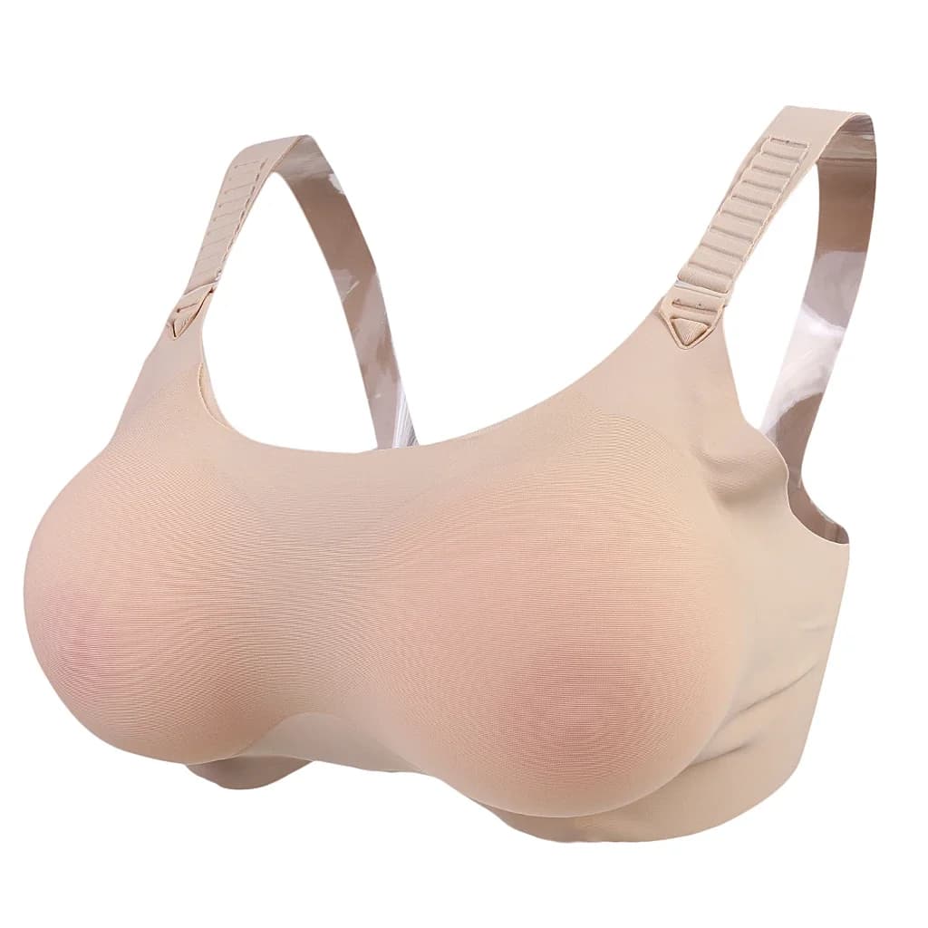 Soutien-gorge de prothèse de faux seins en Silicone, bonnet A-D, pour travesti, mastectomie, Costume