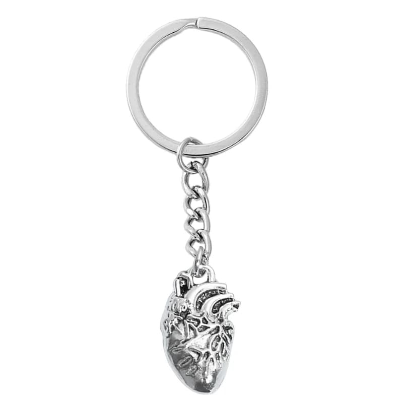 Porte-clé avec pendentif en 3D, accessoire de mode avec des parties du corps humain, bijoux