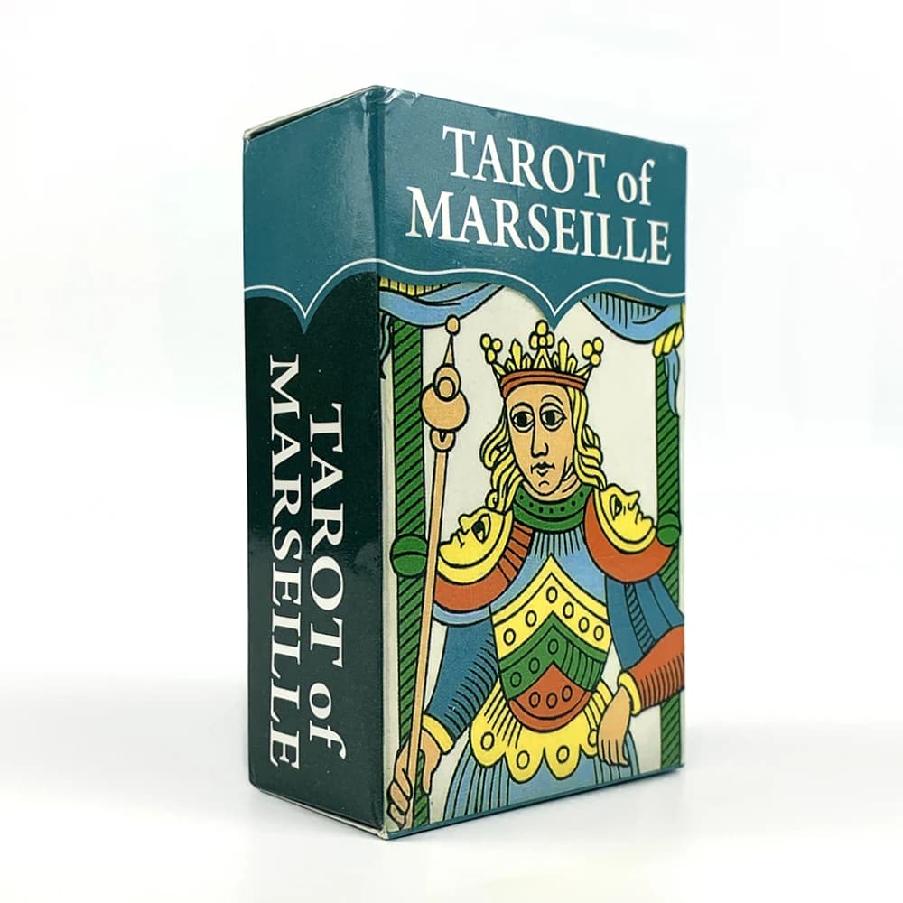 Tarot de Marseille Mini Marseille Tarot 78 cartes Deck Jeu de société de poche Jeux de vacances Hall