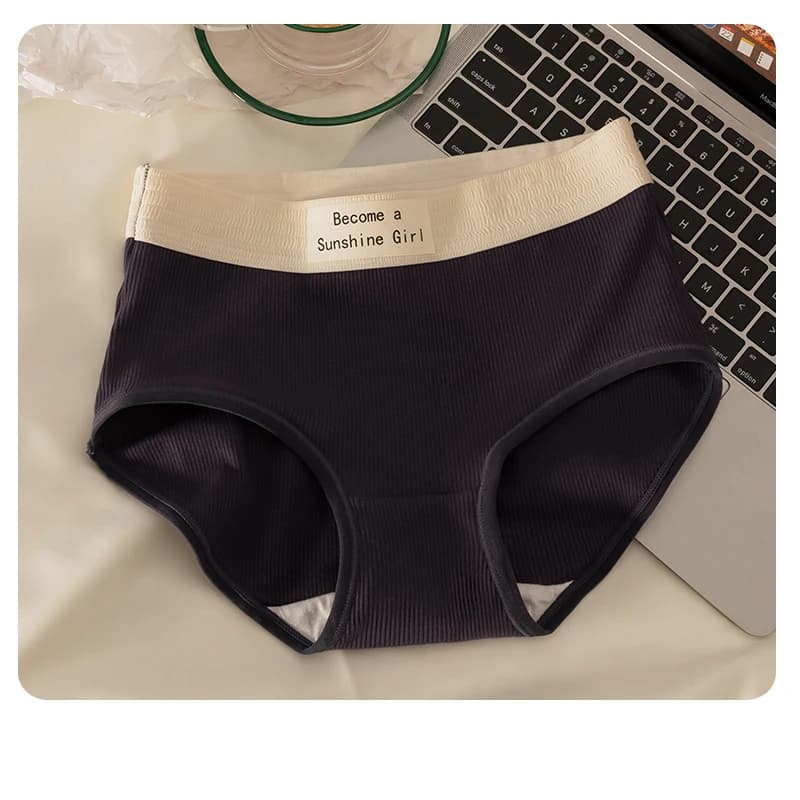 Culotte de dehors en Coton Doux pour Femme, Sous-Vêtement Couvrant les Hanches, Respirant, Sexy, pou