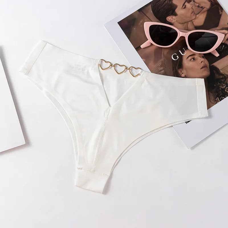 String taille basse sans couture pour femme, sous-vêtement sexy, lingerie confortable
