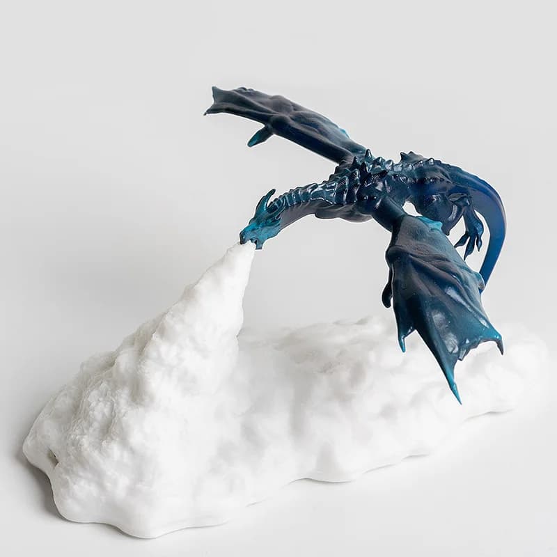 Lampe LED Dragon de feu imprimée en 3D, Rechargeable par USB, lampe de Table pour la maison, la cham