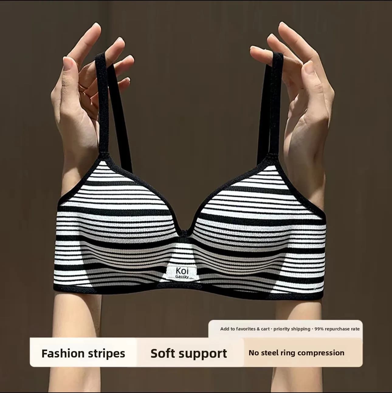 Soutien-gorge push-up instantané pour poitrine petite | Rembourrage épaissi de 8 cm pour un volume