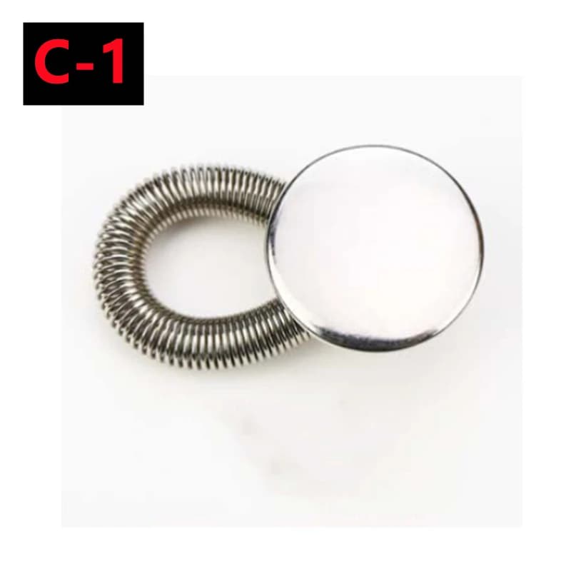 Nouveau 10/5/1PC Extension de bouton en métal pour pantalons jean couture gratuite extensions de tai