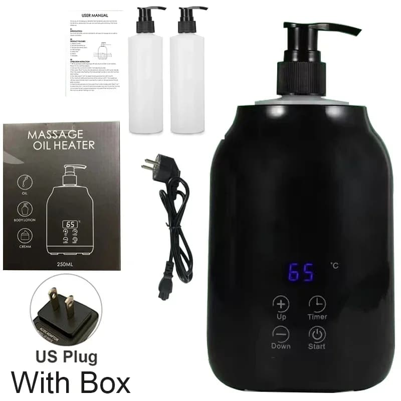 2025NEW huile de Massage plus chaud numérique Lotion crème chauffage 2 Modes de chaleur Lotion plus