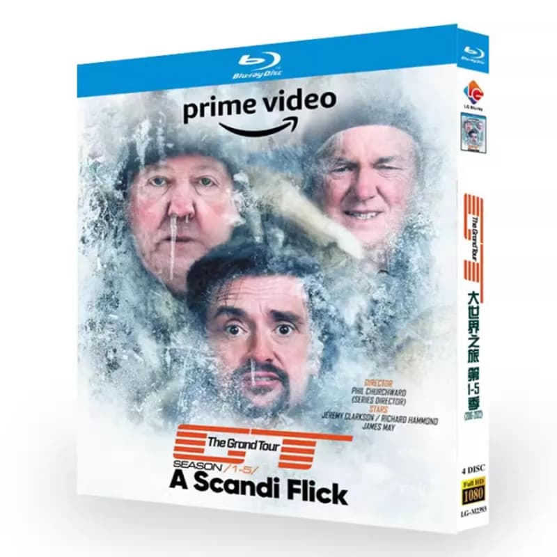 The Grand Tour Saisons 1-5 BD 4 disques toutes régions Nouveau coffret Blu-ray haute définition