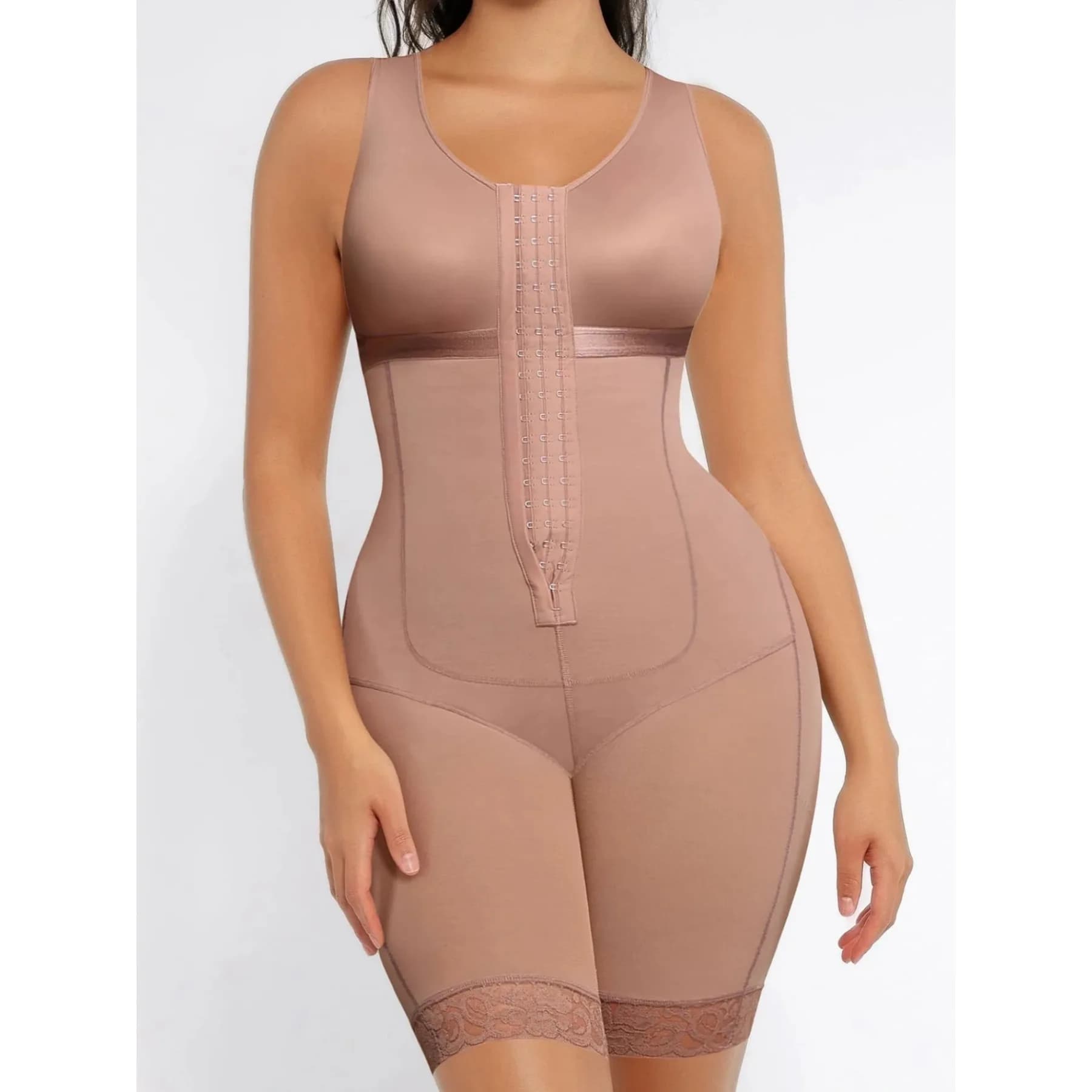 Faja sculptante à haute compression pour le contrôle du ventre, effet sablier, pour femme, sous-vête