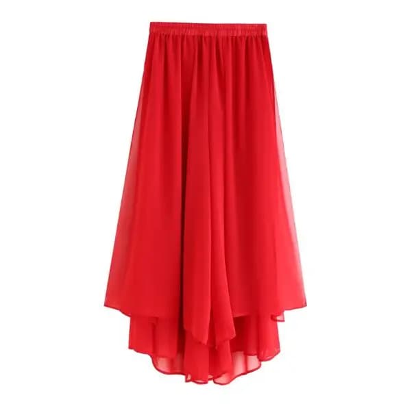 Culotte plissée en mousseline de soie pour femme, pantalon large, jupe sarouel, vêtements fluide, sé