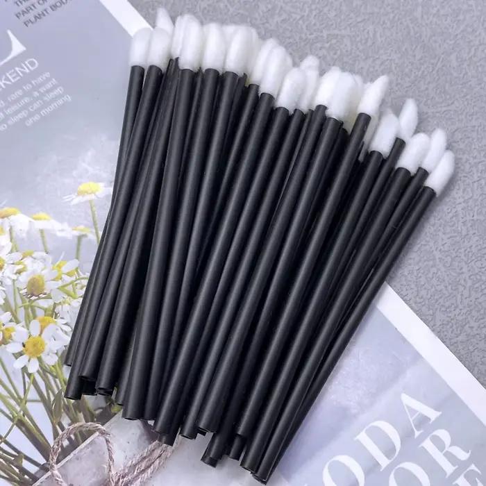 500 pièces brosse à lèvres jetable rouge à lèvres brosse cils microbrosse Mascara baguettes applicat
