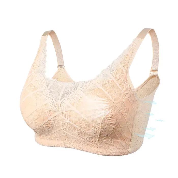 LERVANLA 2566 Soutien-gorge de mastectomie à forte respirabilité pour femme avec coussinets de forme