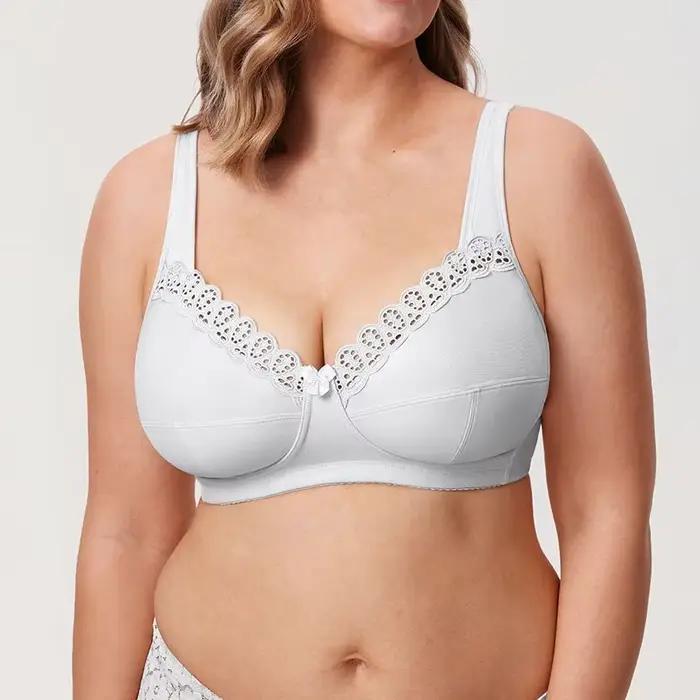 Soutien-gorge plein bustier polyester nylon pour femmes grandes tailles confort soutien-gorger quotidiennement harmonieux occasions spéciales
