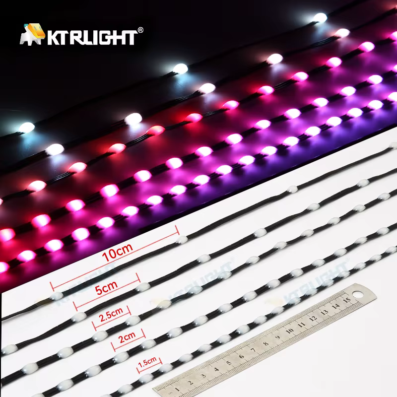 Guirlande lumineuse LED RGB WS2811 5V pour extérieur, rideau lumineux, étanche, programmable, adress