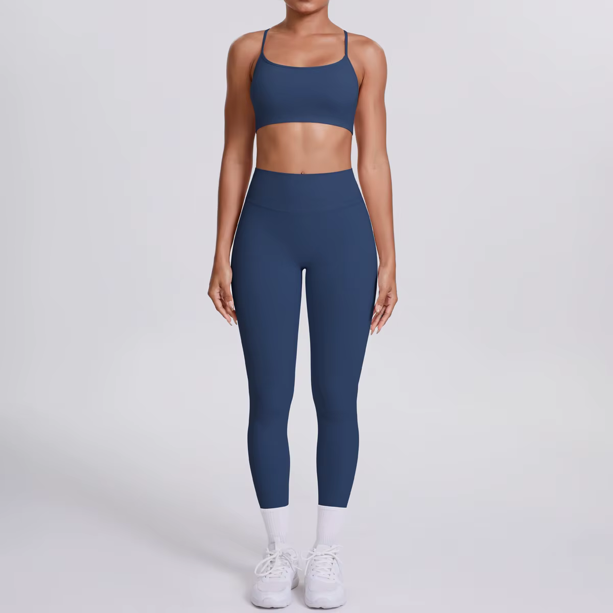 Costume de Yoga ensemble de sport gymnastique sans couture soutien-gorge de sport à fort Impact femm
