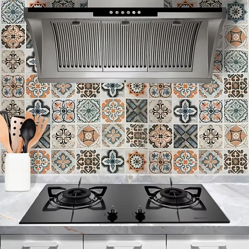 Carrelage 3D étanche armoire papier peint décor à la maison meubles vinyle mur auto-adhésif PVC papi