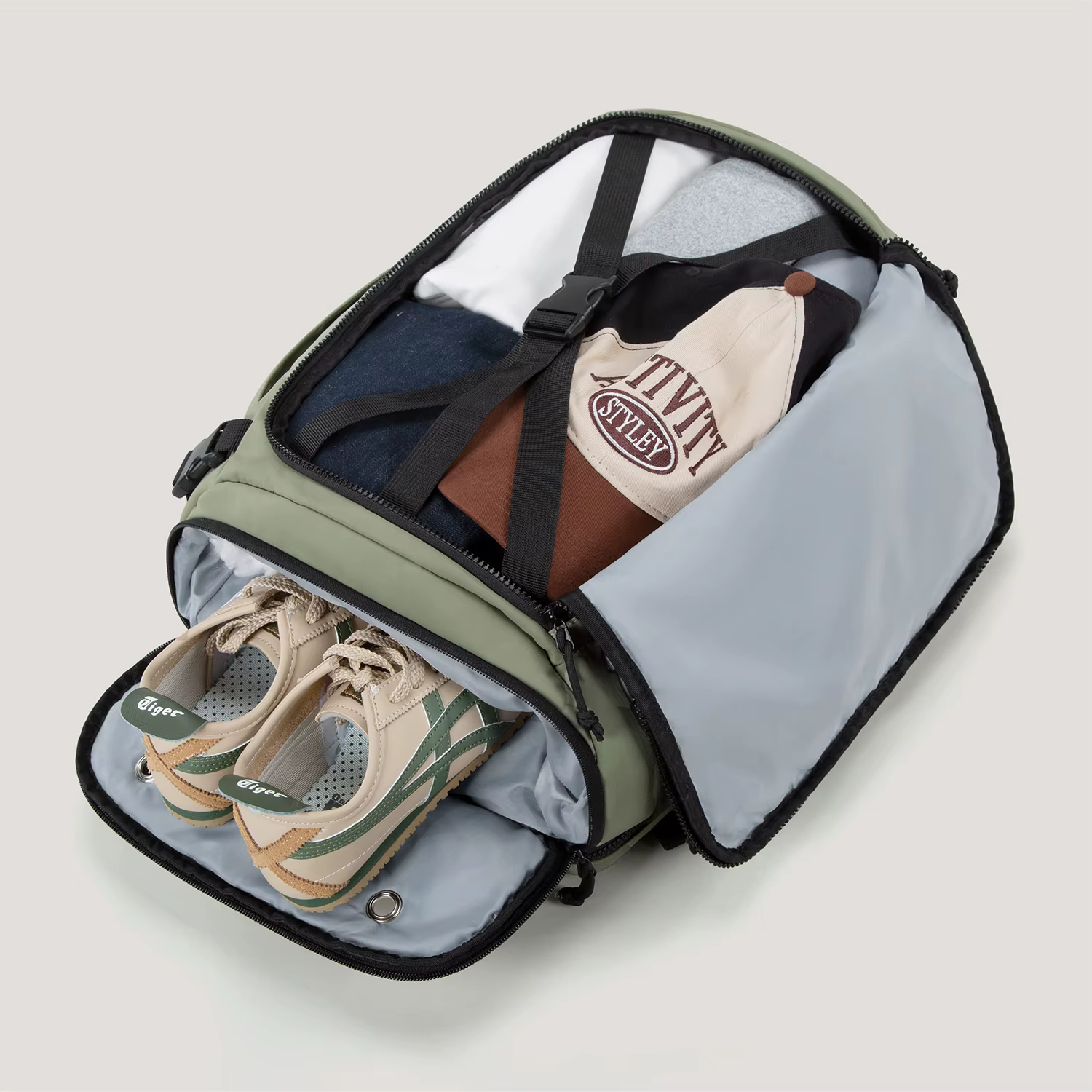 BAGSMART sac à dos de voyage week-end randonnée sac à dos pour ordinateur portable avec poche à chau
