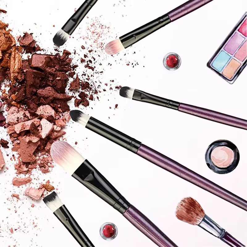 Ensemble de pinceaux de maquillage pour les yeux et les joues, eye-liner, pinceau mélangeur, fond de