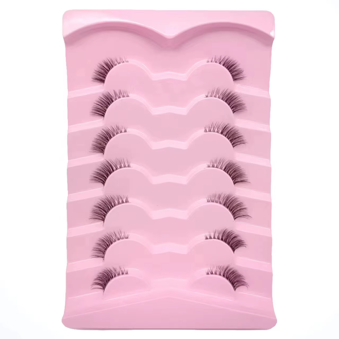 7 paires de cils de renard de longueur mixte 3-5-9mm, boucles D, faux cils fins en vison, moelleux, 
