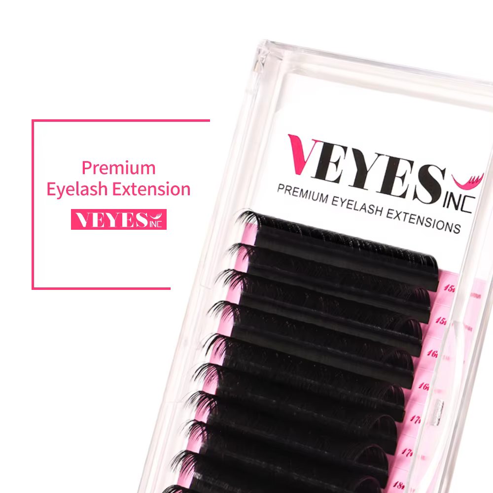 Veyes Inc Extensions de cils individuels Faux vison cils mats 8-20mm Veyelash Professionnels cils na
