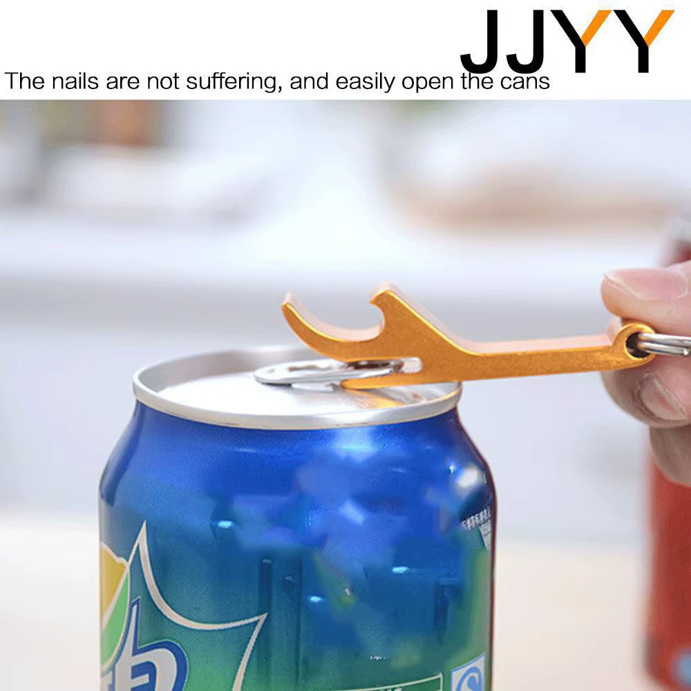 JJYY 5 pièces ouvre-bouteille de bière multifonctionnel Portable en alliage d'aluminium Mini clé pen