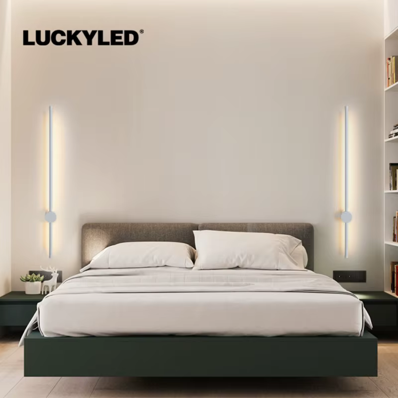 LUCKYLED moderne mur LED lumière AC85-290V longue applique applique 100 cm 120 cm intérieur applique