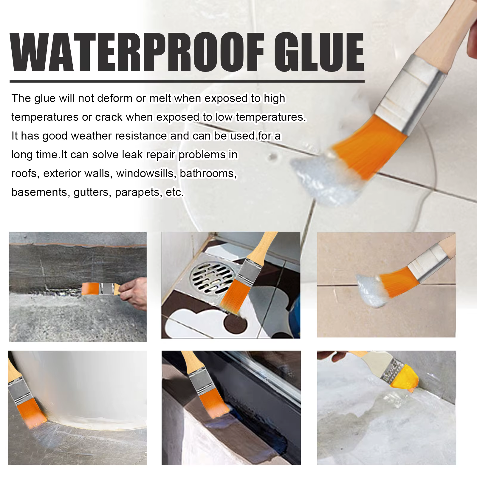 Fast Stop Leaks Coat Seal and Protect Colle étanche, 3 optiques pour documents, Peinture liquide cao