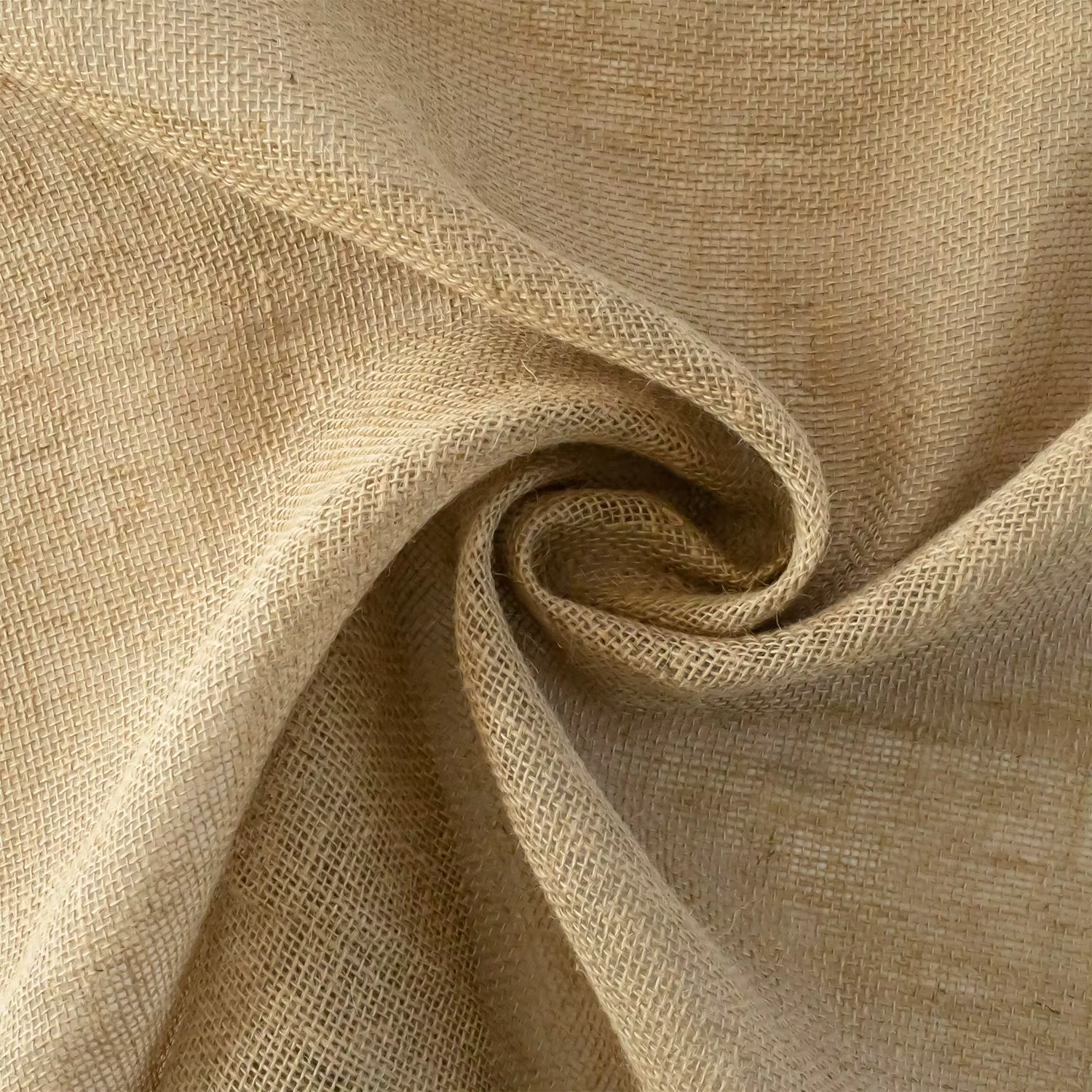63 po. Rouleau de toile de jute pour jardinage, tissu naturel pour barrière contre les mauvaises her
