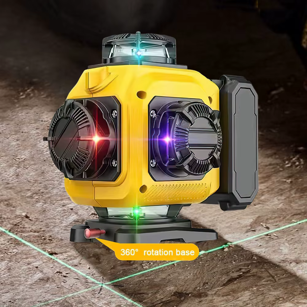 Professional 16 Lines 4D Laser Level Automatic 360° Horizontal & Vertical Powerful Lines Laser Level