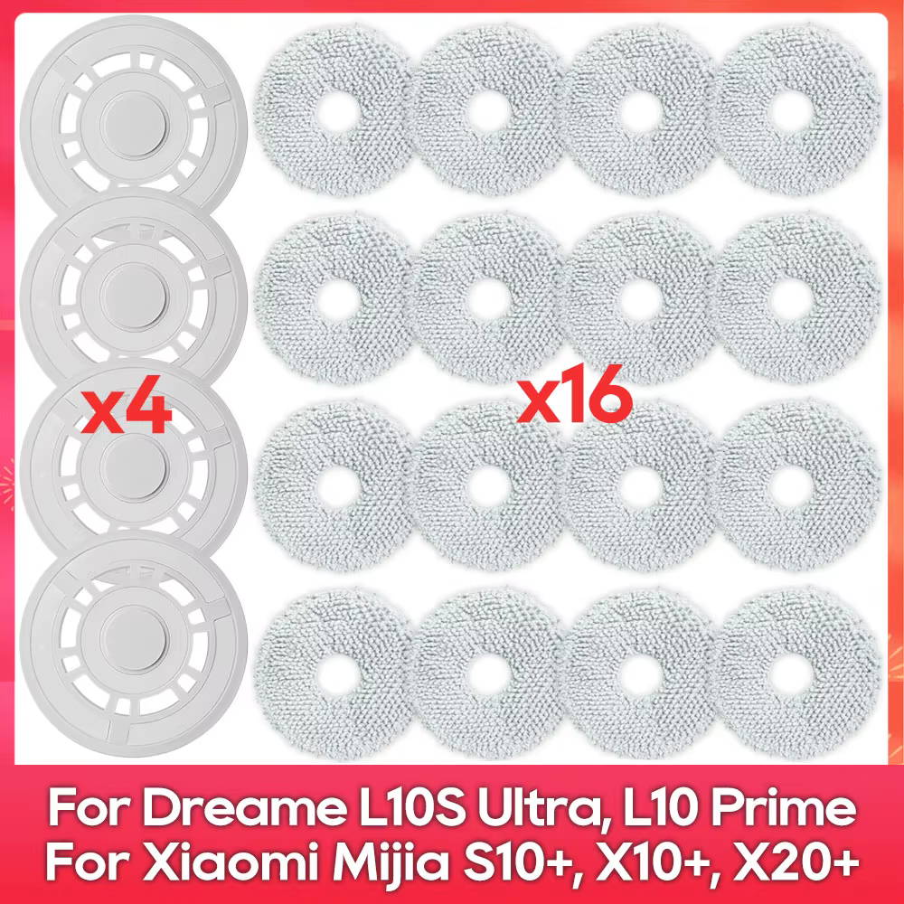 Compatible avec ( Dreame L10S Ultra, L10S Pro, L10 Prime, S10 Pro, Xiaomi S10+, X10+, X20+, B101CN )