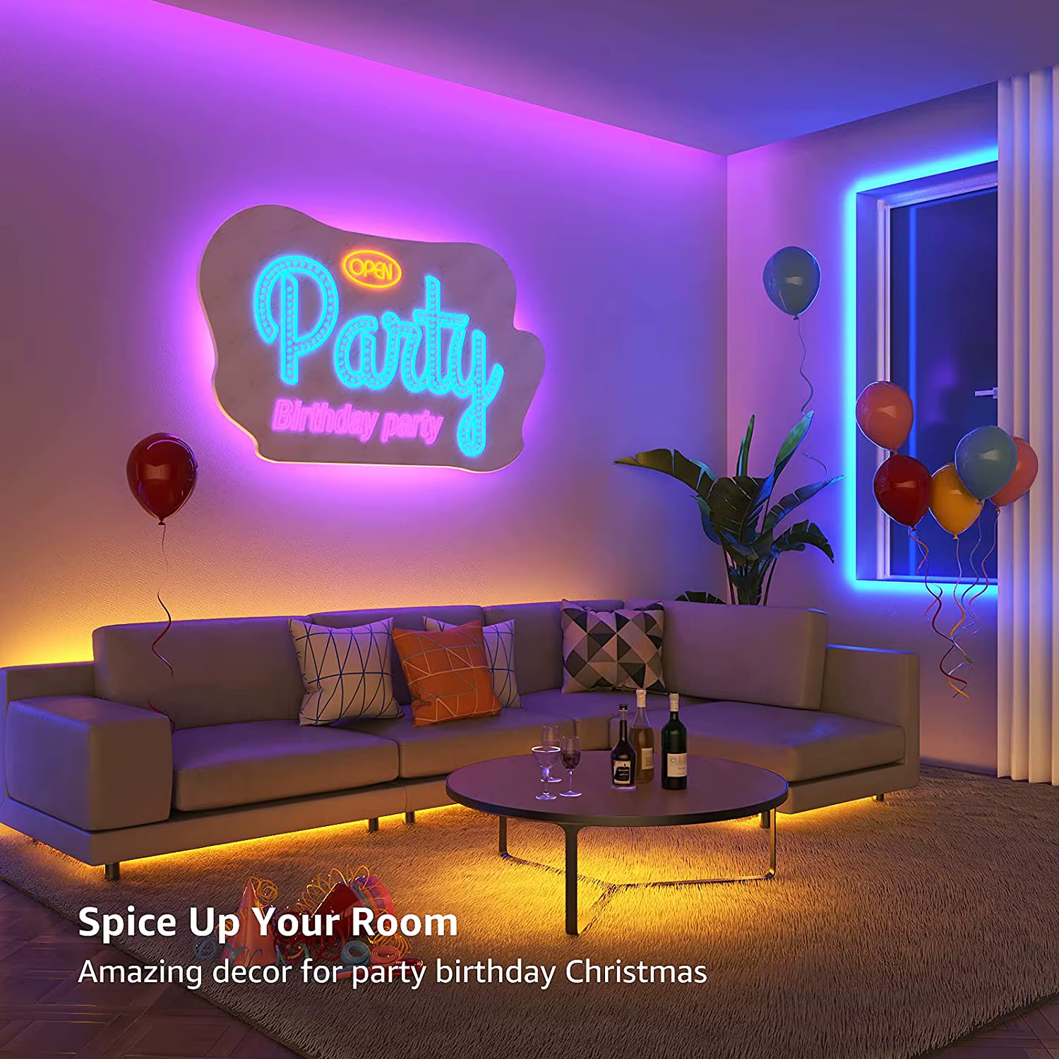 Bande lumineuse LED intelligente, RVB 5050, Tuya, WiFi, Zigbee, contrôle par téléphone, USB, ruban f