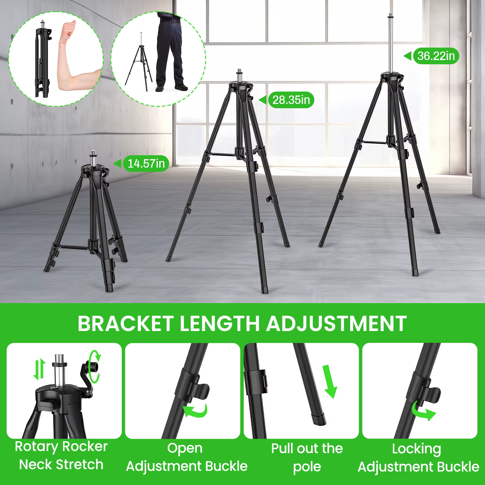 Niveau Laser 4D 16 lignes, ligne verte, auto-nivelant 360, puissance horizontale et verticale, outil