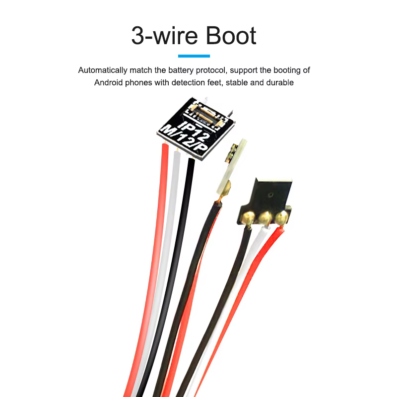 SS-905D V9.0 Service câble de test de courant d'alimentation cc pour Android iPhone 6G ~ 15/Plus/Pro