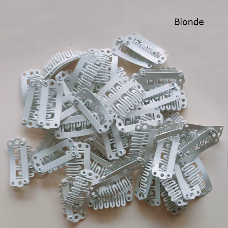 Clips de perruque U 2.3cm, 50 pièces, pour Extensions de cheveux humains/Extensions de tissage, acce