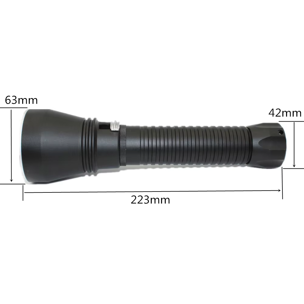 Lampe de poche sous-marine professionnelle à LED, chasse sous-marine, chasse sous-marine, chasse sou