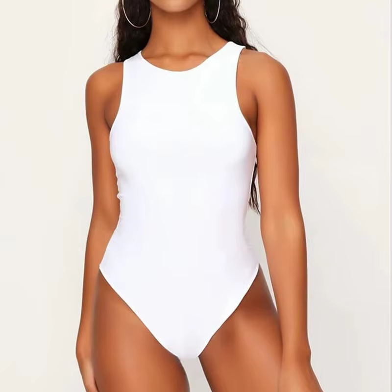 Pull Body sans manches pour femmes, Sexy, épaules dénudées, haut, Streetwear, noir, vêtements Catsui