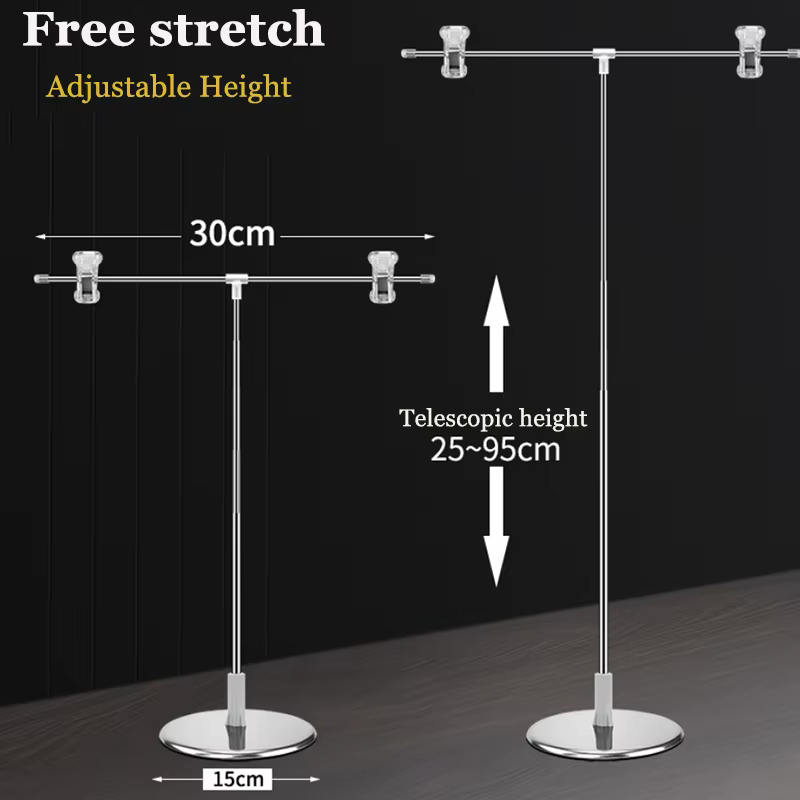 Supports d'arrière-plan pour photographie, cadre de fond réglable en forme de T, système de Support 